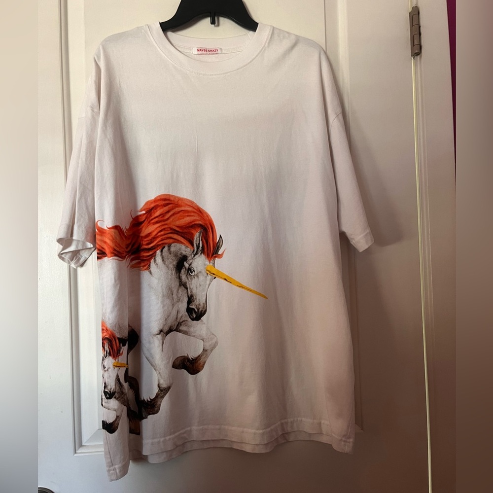 White Unicorn Graphic Tee